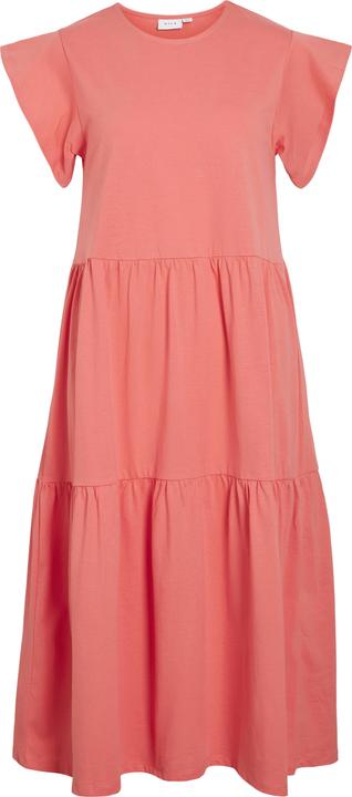 Vila Kurzärmeliges Midikleid
