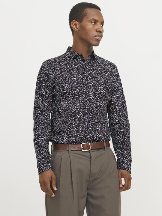 Produktbild Jack & Jones Jprblablackpool Print L/S Shirt Sn (XS)