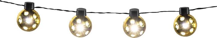 Productafbeelding Boland LED feeënverlichting feestbal goud 140cm 10 ballen