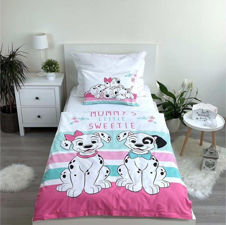 Image du produit Tinisu 101 Dalmatiner Draps de lit enfant 100 x 135 cm - coton doux