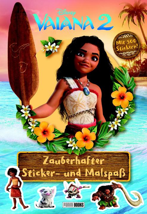 Actual product image Panini Disney Vaiana 2: Zauberhafter Sticker- und Malspass