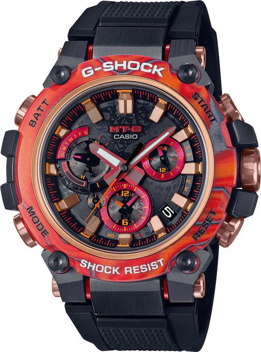 Produktbild G-Shock MTG-B3000FR-1AER (Uhr mit Schmuckstein, Funkuhr, Chronograph, 51.90 mm)