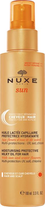 Nuxe Sun - Huile Lactée Capillaire Protectrice Hydratante (Olio abbronzatura, 100 ml, 124 g)