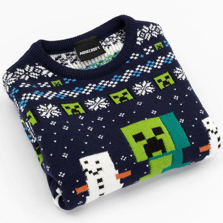 Actual product image Minecraft Jumper Christmas Design (158, 164)