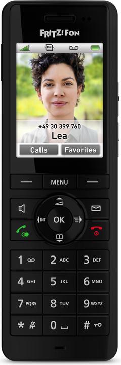 Produktbild AVM FRITZ!Fon 20003009, DECT-Telefon, Kabelloses Mobilteil, Freisprecheinrichtung, 100 Eintragungen, Anr