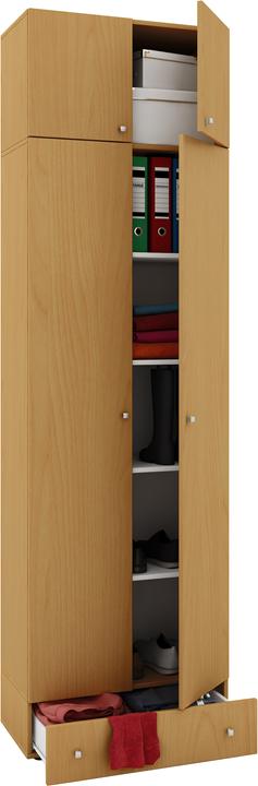 Immagine prodotto VCM Armadio multiuso in legno serie Vandol con ante a battente (238 x 70 x 40 cm)