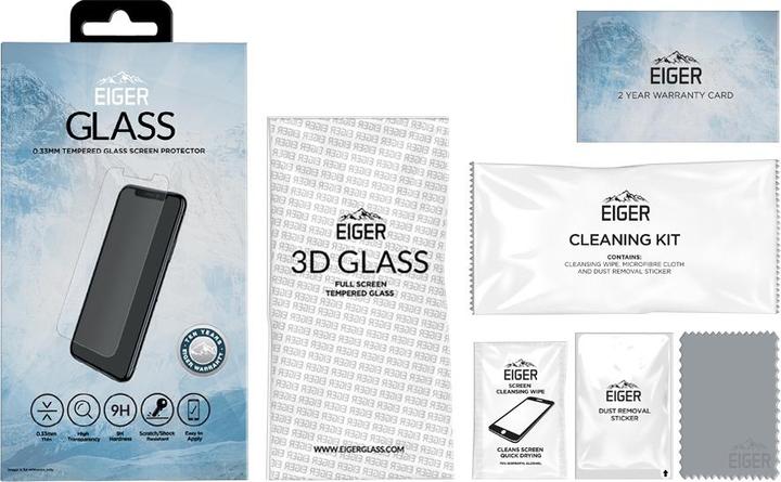 Immagine prodotto Eiger Mountain Glass Clear (1 Pezzo/i, Apple iPhone X, Apple iPhone XS, Apple iPhone 11 Pro)