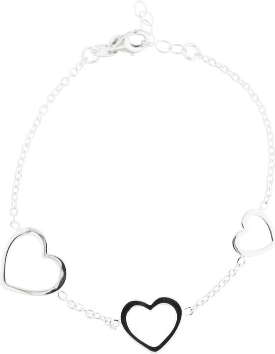 Immagine prodotto Leyda Bracciale Cuore Bambini (16 cm, Argento 925)