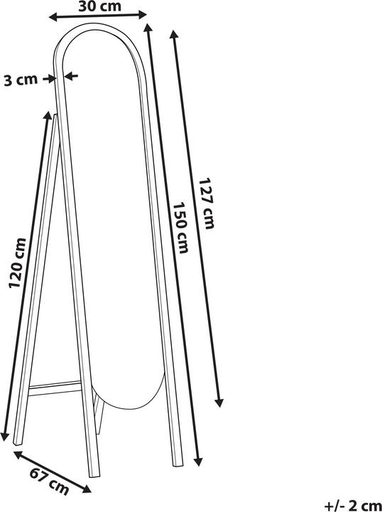 Produktbild Beliani Chelles (30 x 150 cm)