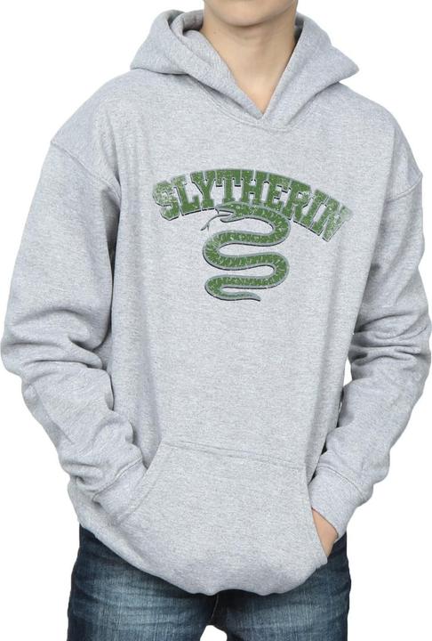 Actual product image Boys Slytherin Sport Emblem Hoodie (140, 146)