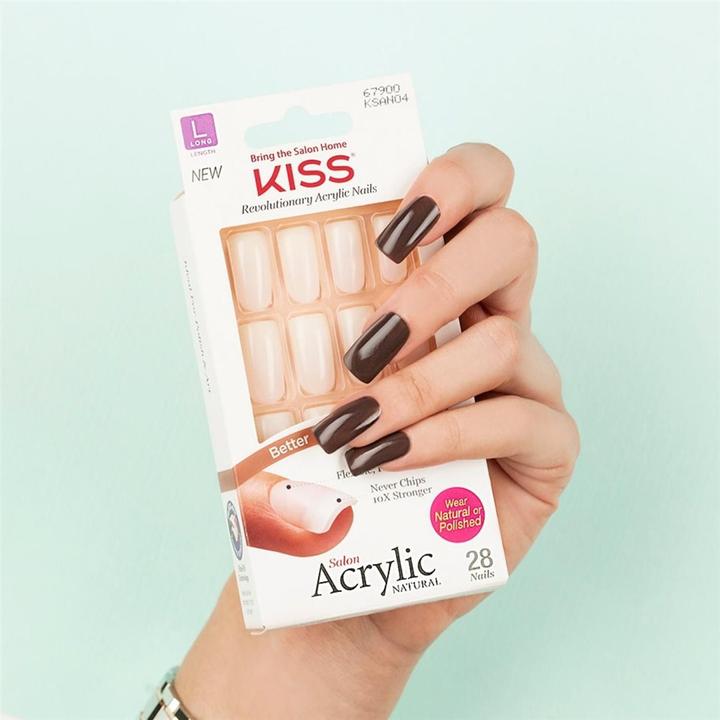Produktbild KISS Salon Acrylic Natural (Kunstnägel, Transparent)