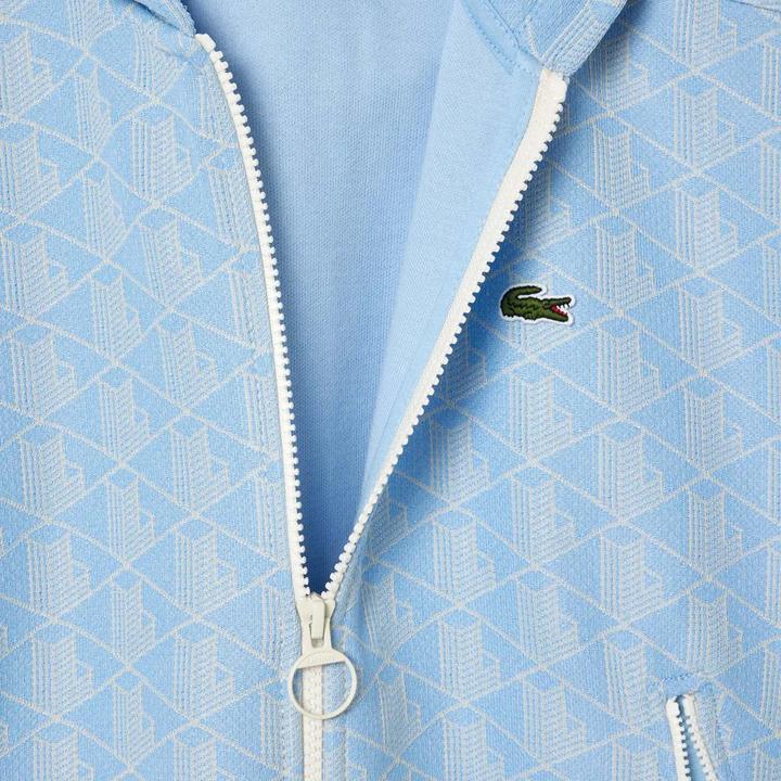 Immagine prodotto Lacoste Jacquard Felpa con Cappuccio e Zip Intera Monogramma Donna (36 D)