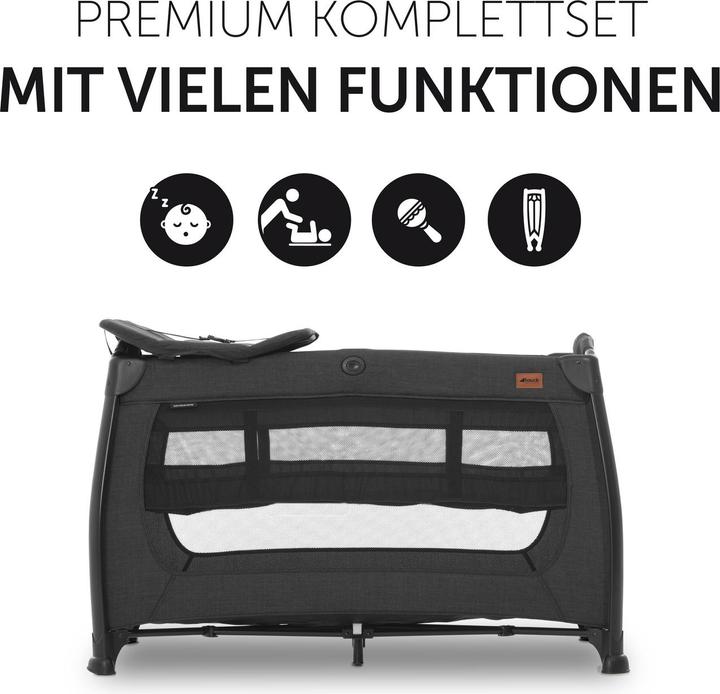 Produktbild Hauck Play N Relax Center Melange Black
