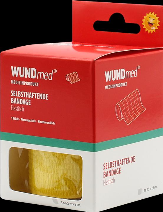 Immagine prodotto Wundmed Selbsthaftende Bandage 4 m x 5 cm Gelb