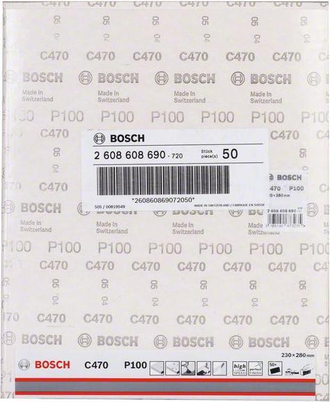 Produktbild Bosch Professional 2 608 608 690 Handschleif-Zubehör Sandpapier P100 (e) (P100)