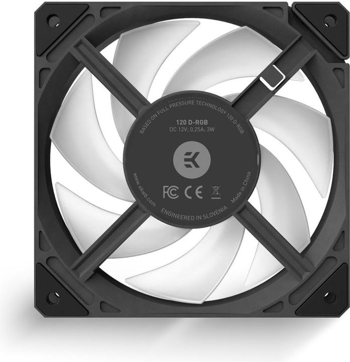 Immagine prodotto EKWB EK Loop Fan FPT 120D-RGB 550-2300 bk 3831109897546 (120 mm, 1 x)