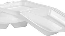 Immagine prodotto IP-Verpackungen Skumbakke 2rum 210x245x72 mm Haengslet låg EPS Hvid, 100 pezzi/pz.