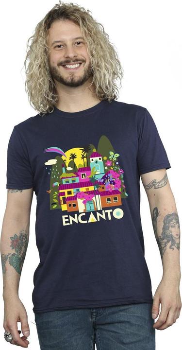 Actual product image Disney Mens Encanto Many Houses T-Shirt (S)