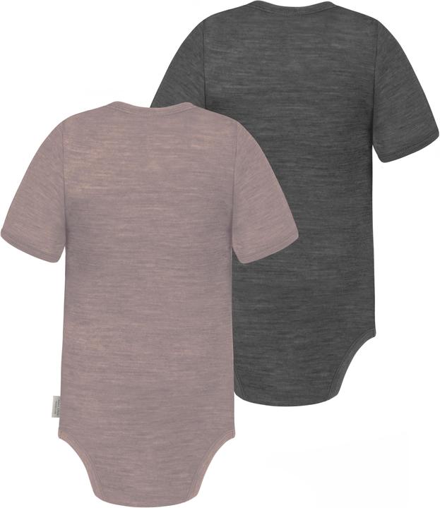 Produktbild Normani 2er Set Baby Merino Body Kurzarm „Tauranga" - 9293 (98)