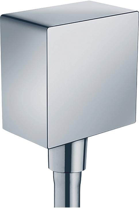 Produktbild hansgrohe FixFit Wandanschluss Square mit Rückflussverhinderer