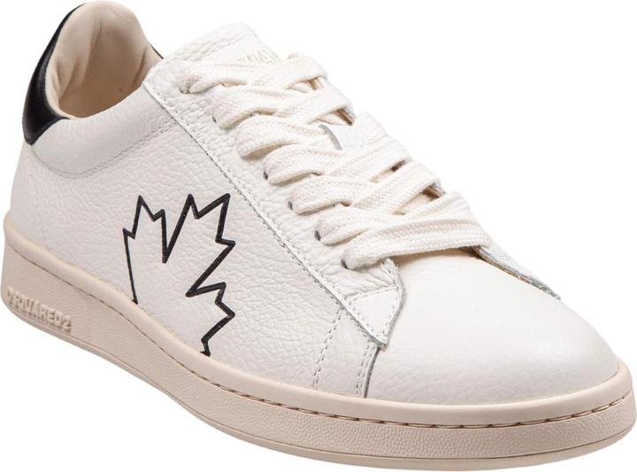 Produktbild Dsquared2 boxer sneakers in leather color black and white (43)