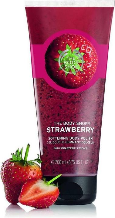 Actual product image Body Shop strawberry shower scrub 200ml (200 ml)