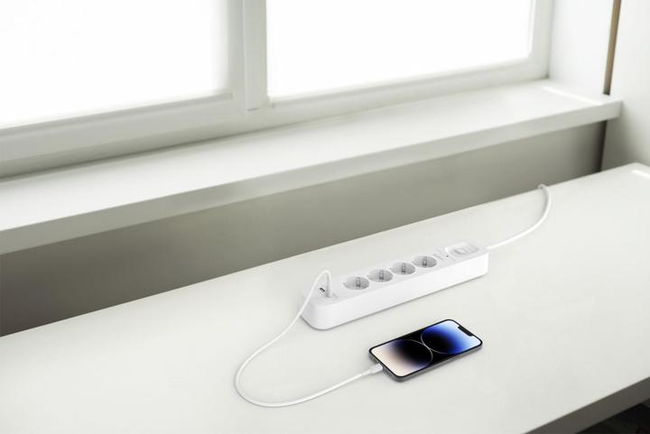 Actual product image Belkin Surgemaster surge protection (4 x, 2 m)