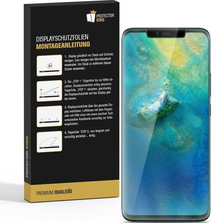 Actual product image Protectorking 4x Premium screen protector 3D CLEAR (4 Piece, Mate 20 Lite)
