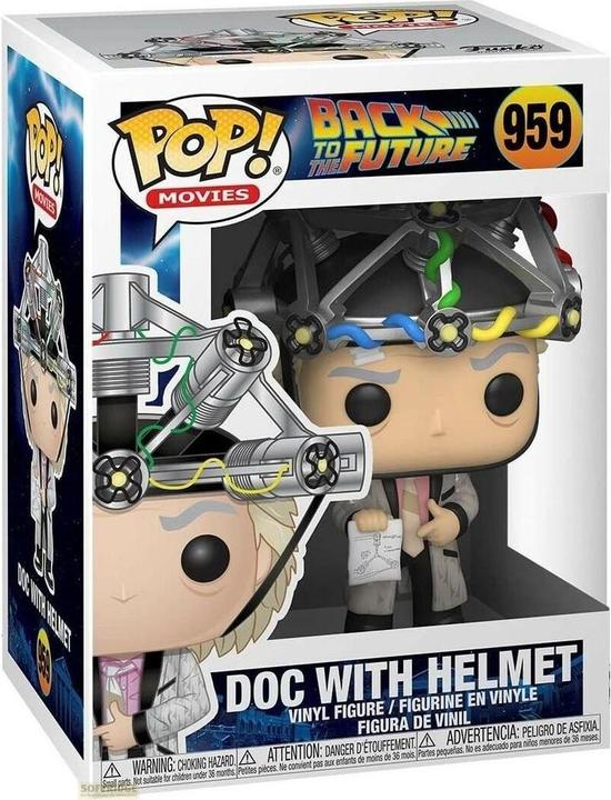 Actual product image Funko POP! - Back to the Future: Doc with Helmet
