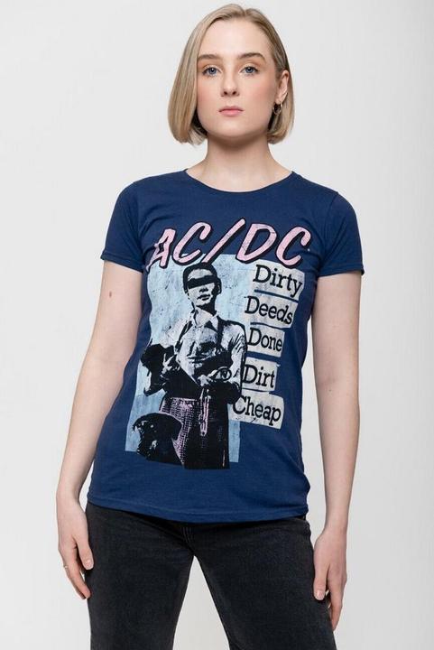 Produktbild AC/DC Womens/Ladies Dirty Deeds Done Dirt Cheap Vintage T-Shirt (S)