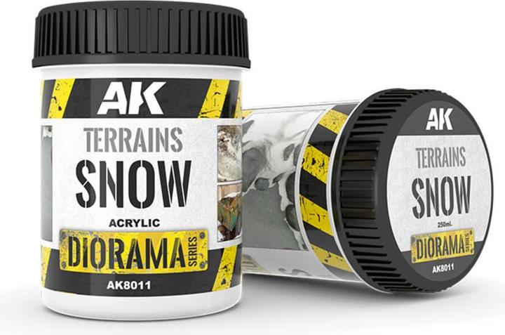 Produktbild AK Interactive Dioramas - Terrains Snow (250 ml) (Base Acrylique) (250 ml)