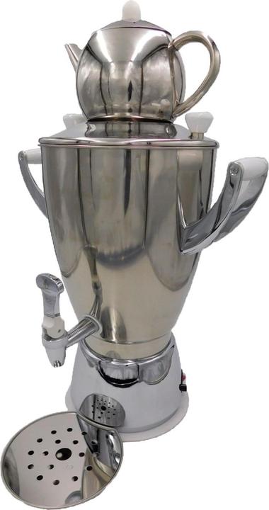 Immagine prodotto Ich-zapfe Samovar elettrico - Premium, SAMORAI 1, argento (5 l)