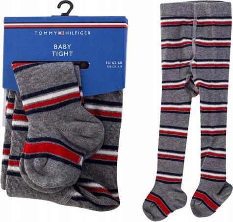 Immagine prodotto Tommy Hilfiger Collant unisex a righe per bambini, Tommy original, 62/68 (62/68)