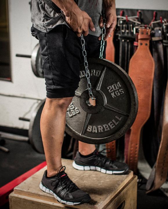 Actual product image Harbinger Dip Belt-Black Gunmetal Chain