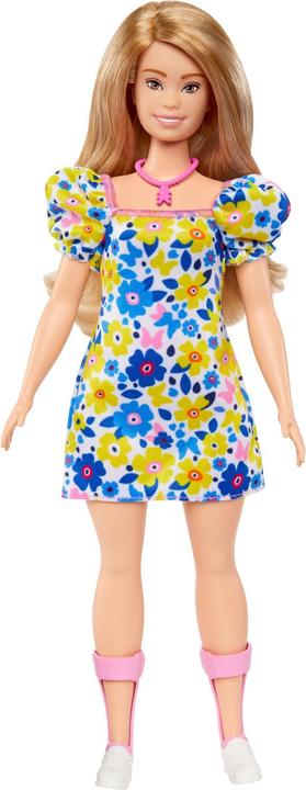 Image du produit Barbie Poupée trisomique Fashionistas en robe à fleurs