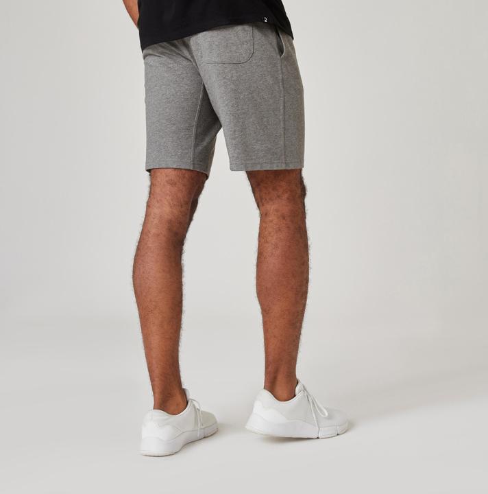 Actual product image Domyos Shorts Herren Baumwolle - grau (XL)