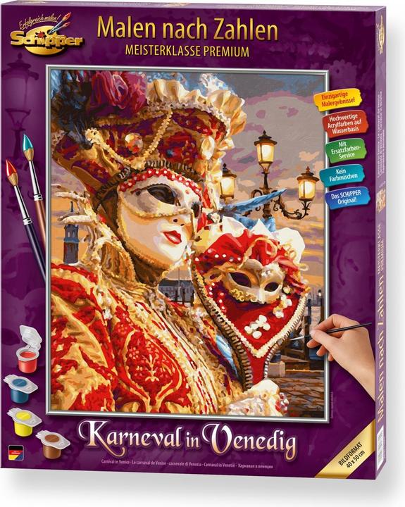 Actual product image Schipper Painting by Numbers Carnival in Venice