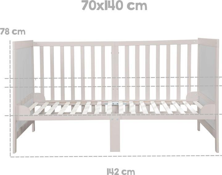 Actual product image Roba Combination cot 70x140 cm (70 x 140 cm)