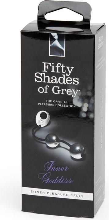 Actual product image Fifty Shades of Grey Inner Goddess Silver Pleasure Balls