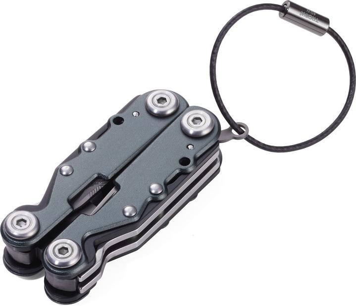 Immagine prodotto Troika ARBEITSGERÄT mini utensile multifunzione con 10 funzioni, grigio opaco (10 Funzioni)