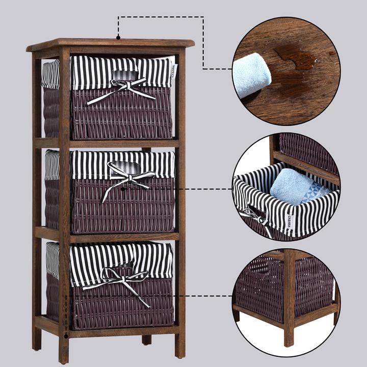 Actual product image Casaria Shelf (71 x 31 x 28 cm)