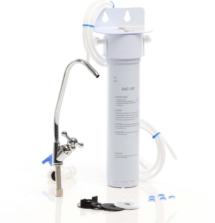 Image du produit Naturewater NW-1-GAC Filtre à eau Sous évier Cartouche sédimentaire Granulés de charbon actif Eau