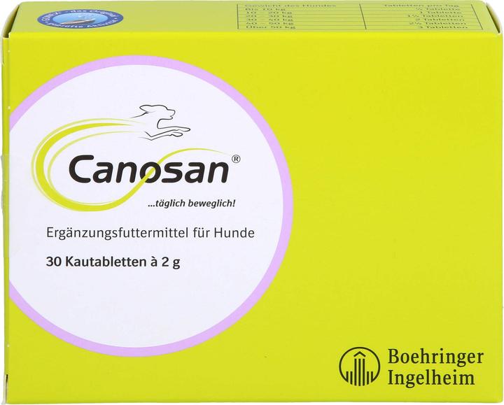 Produktbild Boehringer Ingelheim Canosan Kautabletten für Hunde, 30 St. Tabletten (Hund)