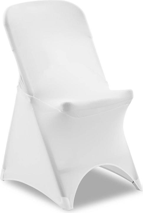 Produktbild Royal Catering Stuhlhusse Stuhlbezug Stuhlüberzug Husse Stuhl Stuhlüberzieher Weiss