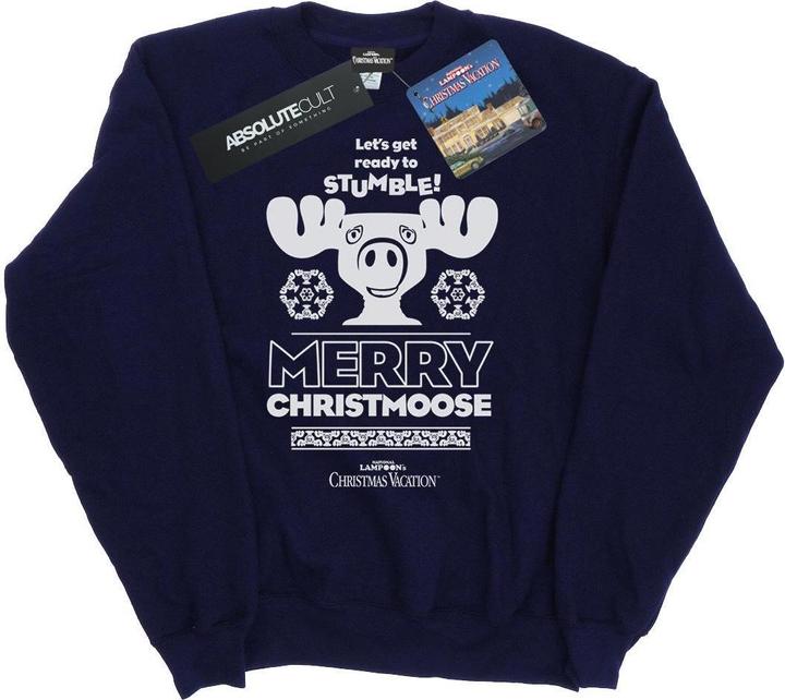 Immagine prodotto National Lampoon´s Vacation National Lampoon's Christmas Vacation Merry Christmoose Felpa Uomo (L)