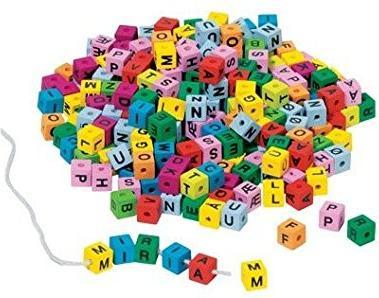Actual product image Goki Letter cubes to wind up