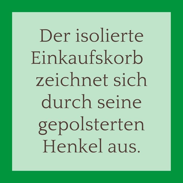 Actual product image Novaliv 12x Einkaufskorb faltbar mit Kühlfunktion 30 Liter GRAU Isolierkorb mit gepolsterten Tragegr