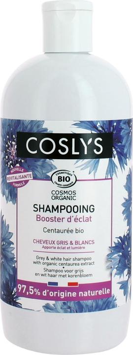 Coslys Shampoo für graues und weisses Haar Haar (500 ml, Flüssiges Shampoo)