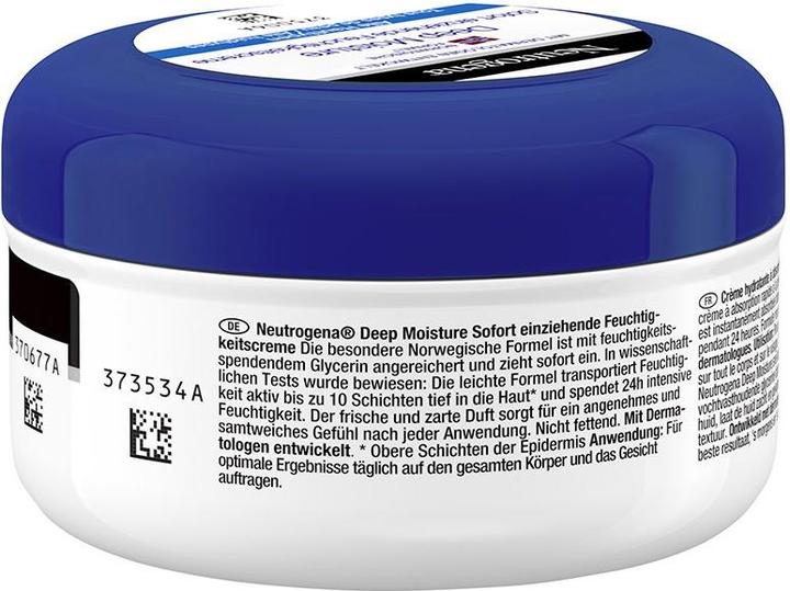 Produktbild Neutrogena Deep Moisture (200 ml, Tagescreme, Bis SPF 10)