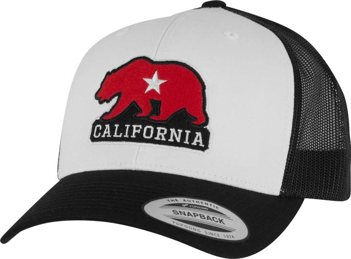 Produktbild Mister Tee MisterTee California Bear Patch Retro Trucker Cap - 186933 (One Size)